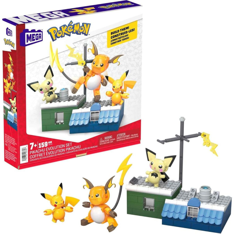Mega Pokémon Evoluční set - Pikachu