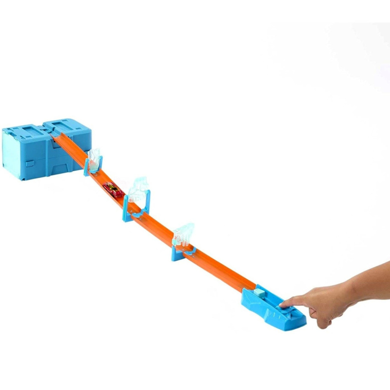 Mattel hot wheels® track builder ledová závodní dráha, hkx40