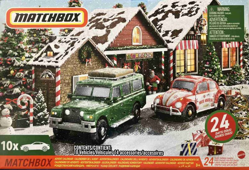 Mattel matchbox adventní kalendář 2023, hlh04