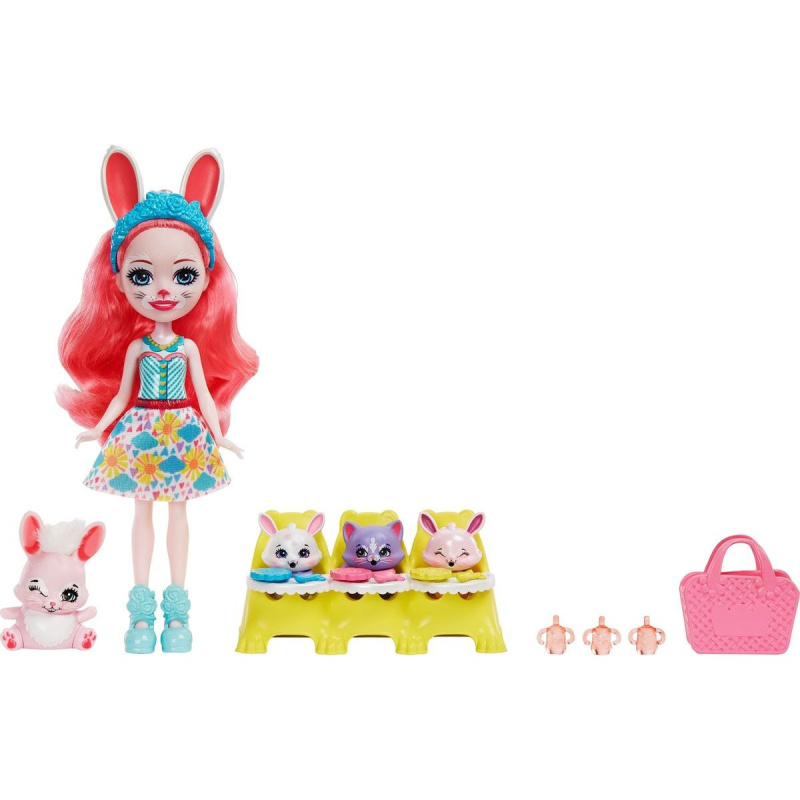 Mattel Enchantimals panenka a miminka Bree Zajíčková HLK83