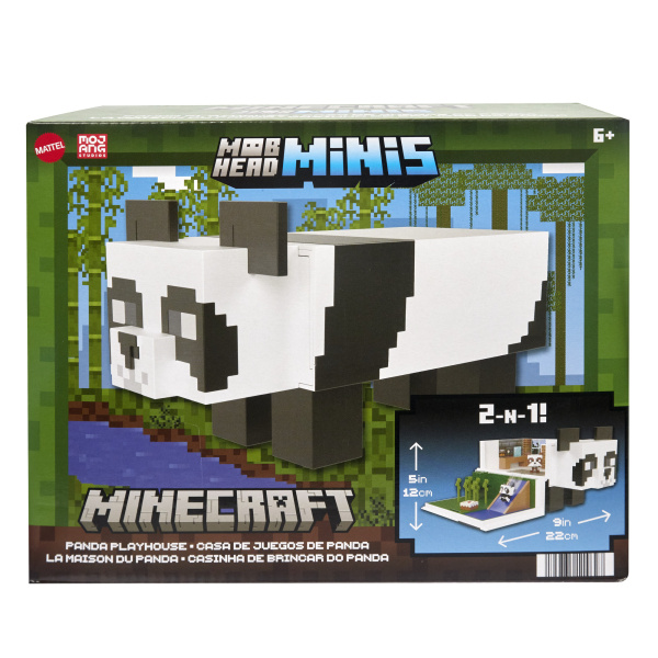 Minecraft Minis Mob Head panda herní dům