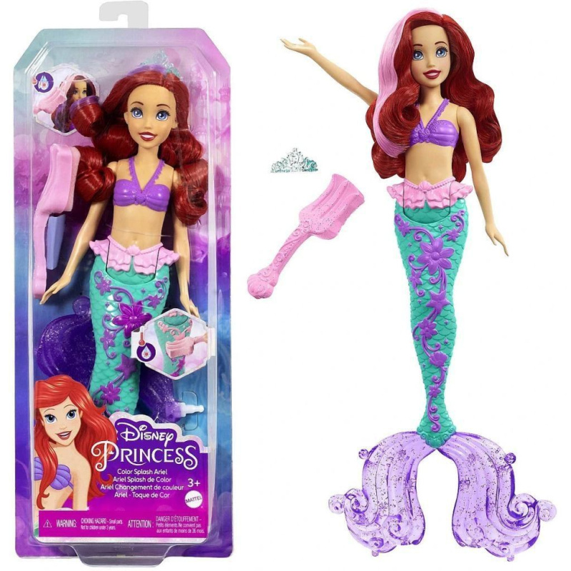 Disney Princess Ariel s barevným efektem