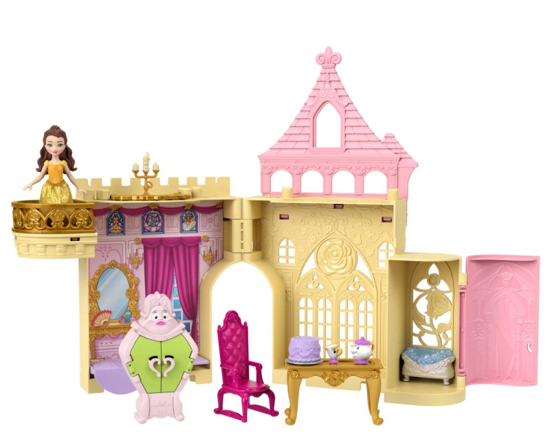 Mattel disney princess malá panenka a magická překvapení herní set bella