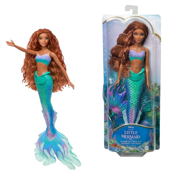 Mattel Disney Princess Malá mořská víla Ariel s třpytivou ploutví