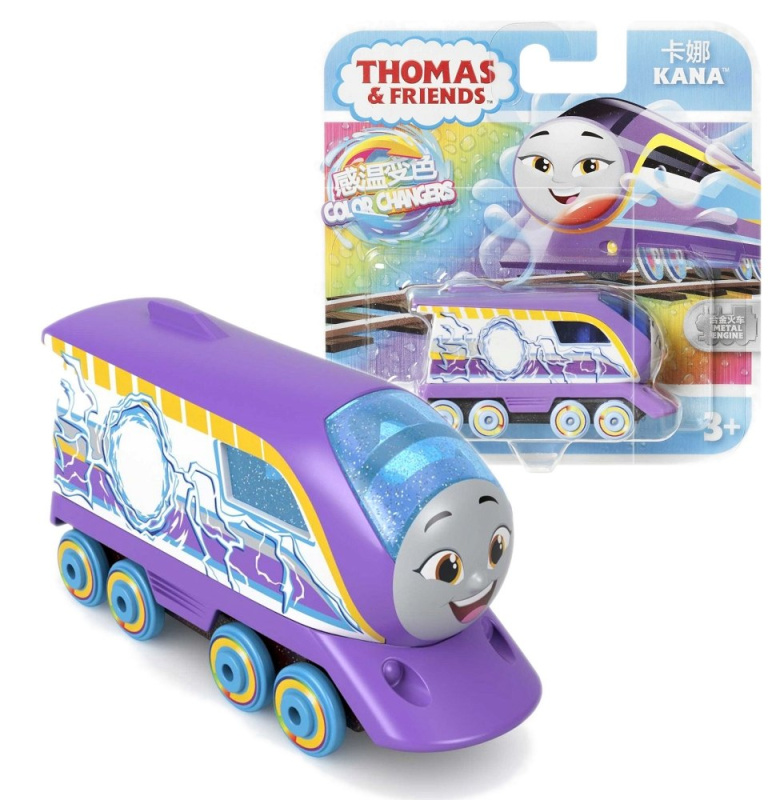 Mattel fisher-price® tomáš a přátelé color changers tahací kovová mašinka kana