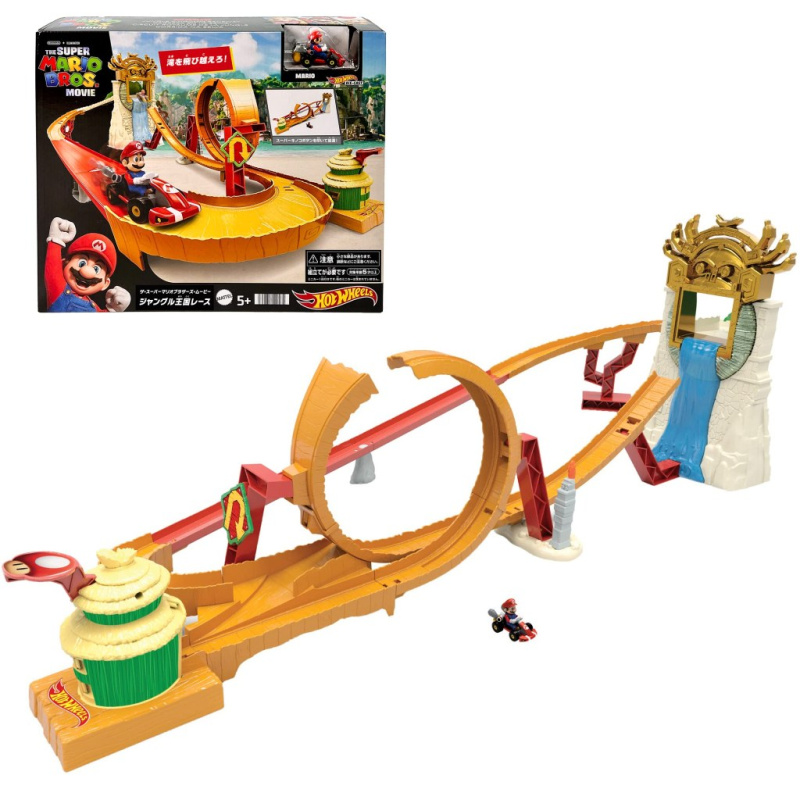 Hot Wheels Závodní dráha Mario Kart Kongův ostrov