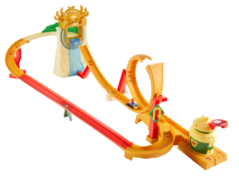 Hot Wheels Závodní dráha Mario Kart Kongův ostrov