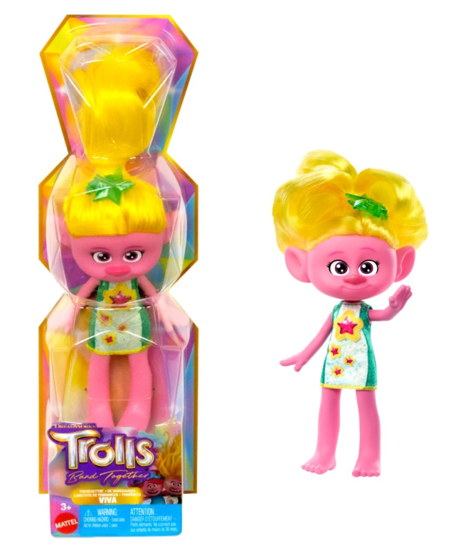 Mattel trolls panenka viva hnf14