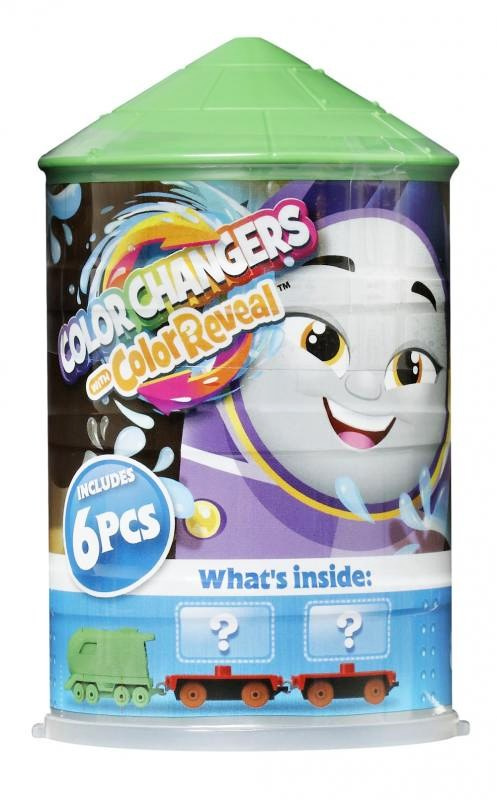 Fisher price tomášek a přátelé color reveal tahací kovová mašinka, mattel hnp80