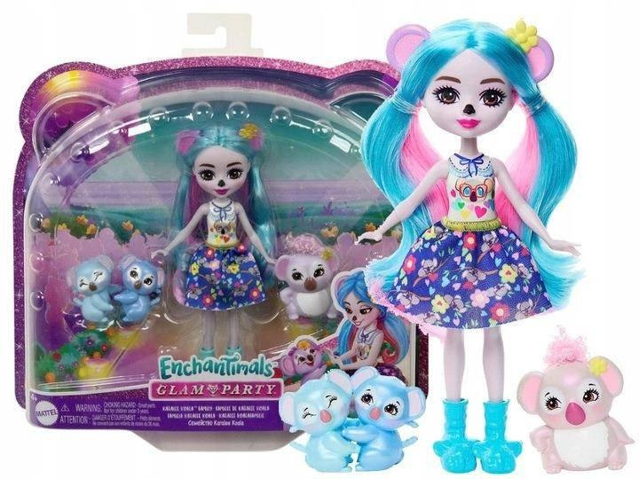 Enchantimals rodinka karalee koala s koalami, mattel hnt61