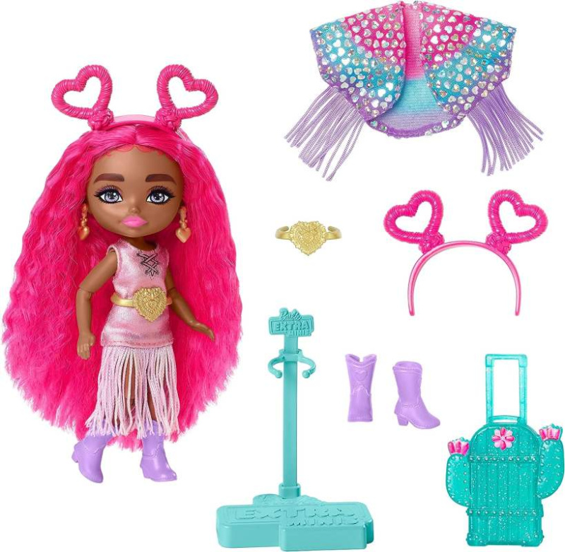 Mattel barbie® extra minis™ ve festivalovém oblečku, hpb19