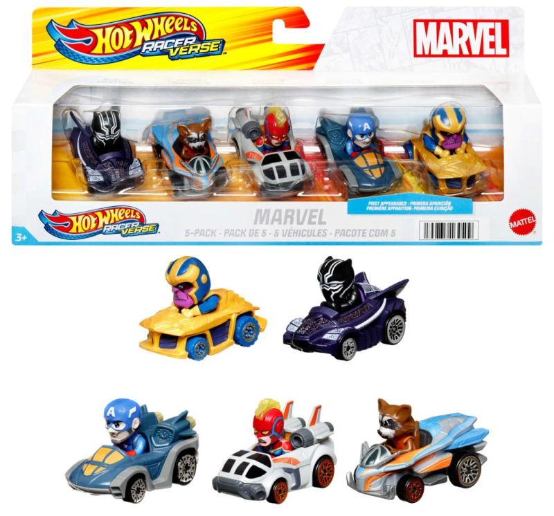 Hot Wheels Racerverse Marvel 5ks auto