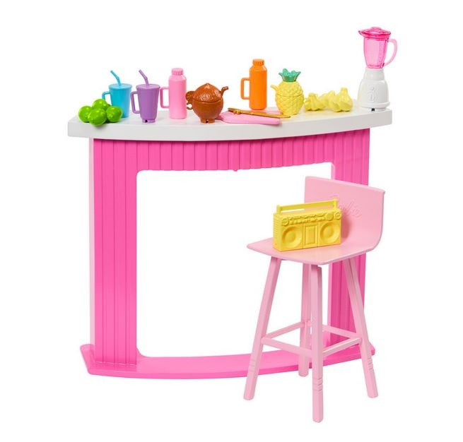 Mattel barbie® herní sada na pláž koktejlový bar, hpt54