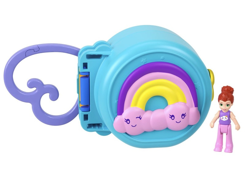 Mattel polly pocket pidi svět v krabičce - duhový obláček, hrd74