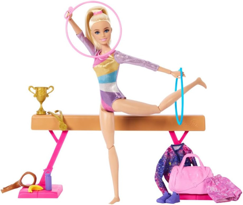 Mattel barbie® gymnastka na kladině hrg52