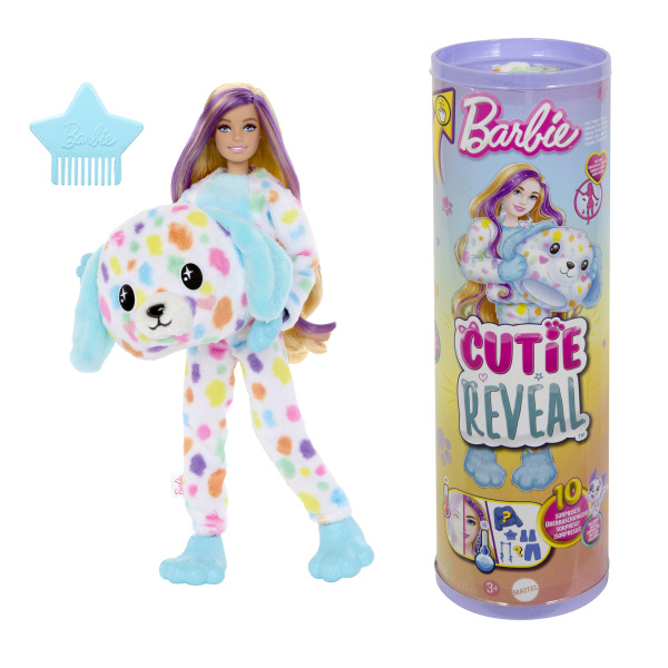 Barbie Cutie Reveal Barbie barevné sny dalmatin