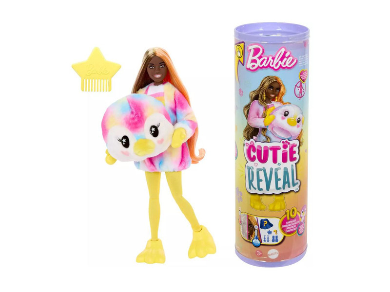 Barbie Cutie Reveal Barbie barevné sny tučňák