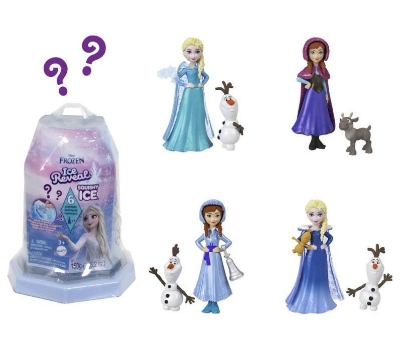 Mattel frozen snow reveal malá panenka ledová