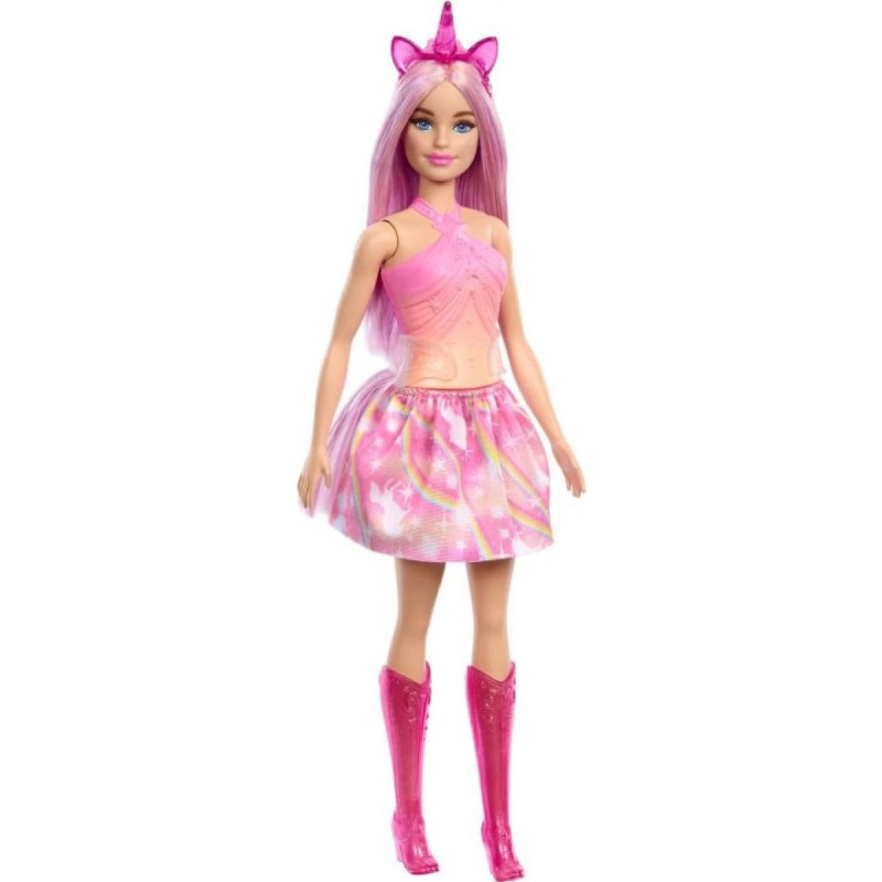 Mattel Barbie Pohádková víla jednorožec - růžová
