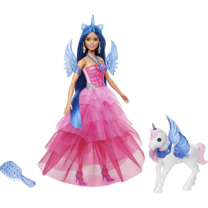 Mattel Barbie panenka 65. výročí Safírový okřídlený jednorožec