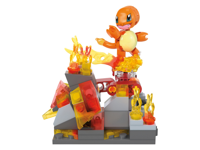 Mattel Stavebnice Pokémon (Charmander s ohnivým typem)