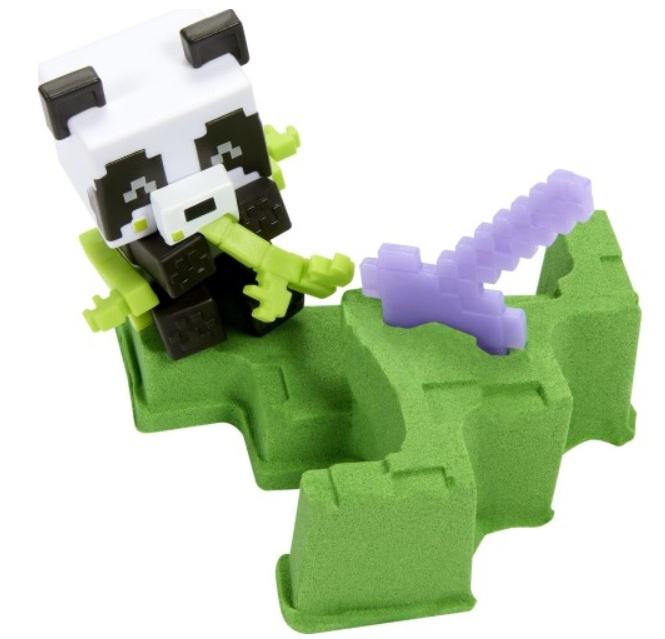 Mattel minecraft mini mode těžící figurka se sekyrou, htl03