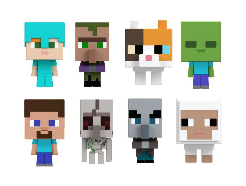 Mattel minecraft mini mob hlava překvapení hdv64