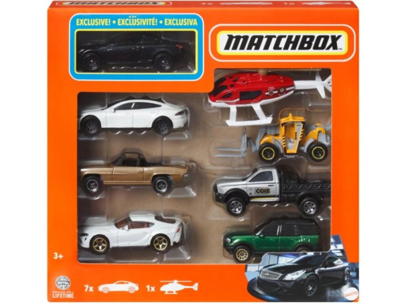 Mattel matchbox™ sada 8 angličáků 2016 nissan sentra
