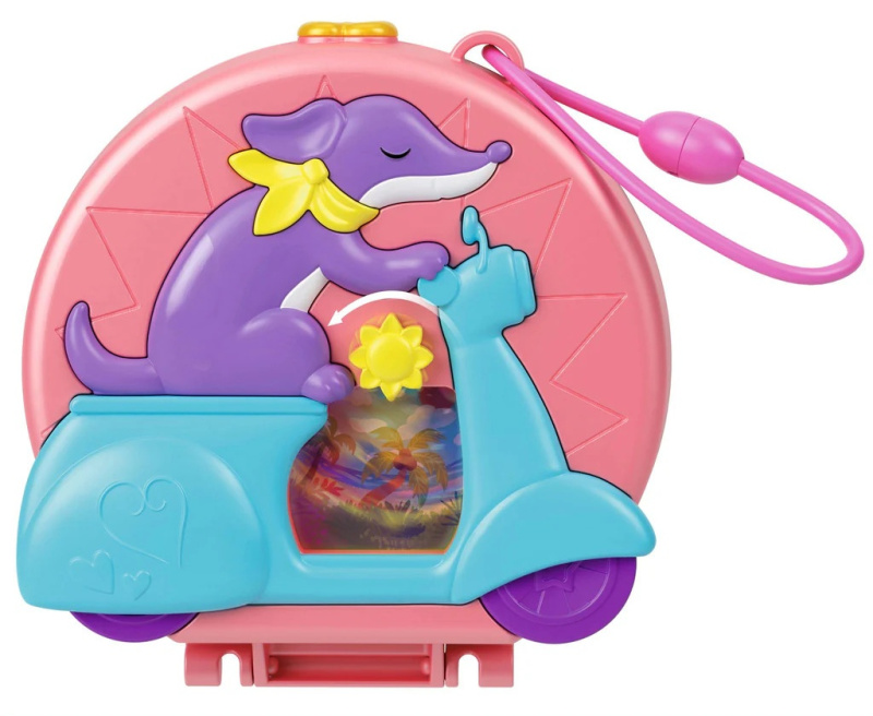 Polly pocket herní sada moped, mattel hwn98