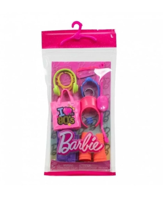 Mattel Barbie obleček s doplňky v praktickém balení HWV74