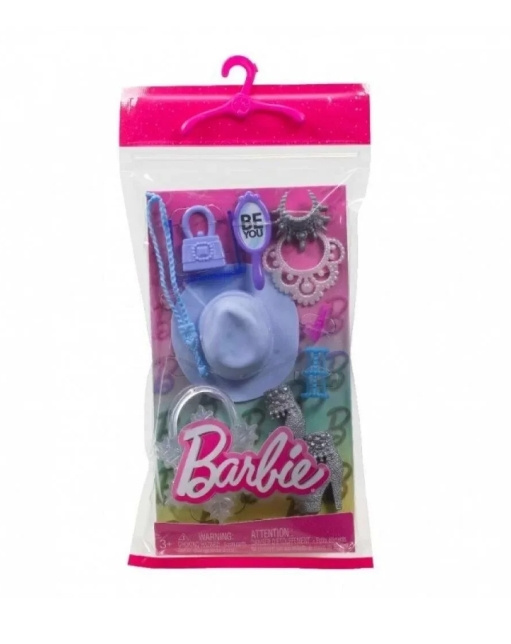 Mattel Barbie obleček s doplňky v praktickém balení HWV75
