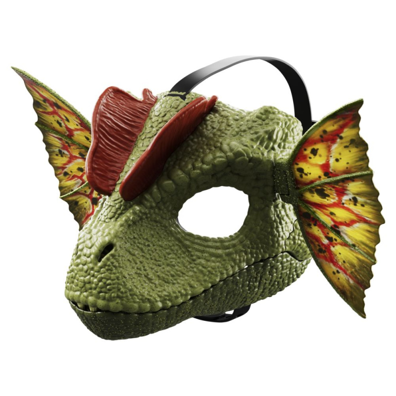 Mattel jurský svět maska dilophosaurus se zvuky, hxf55