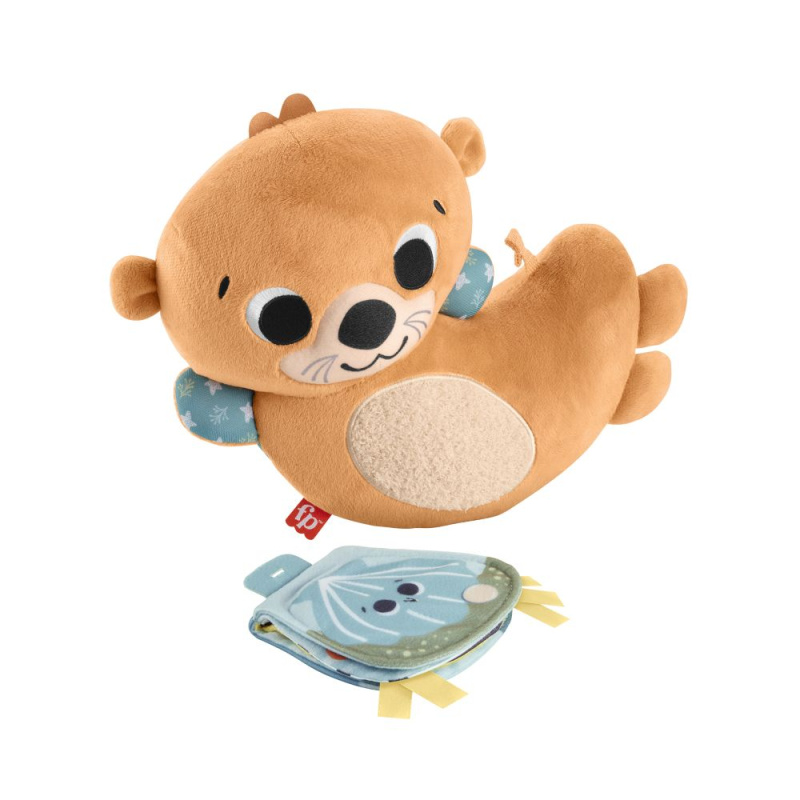 Mattel Fisher Price Plyšová vydra s knížkou  HXG96