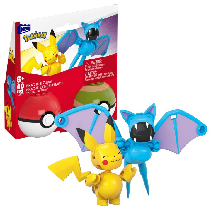 MEGA™ Pokémon Pokéball - Pikachu a Zubat