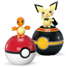 MEGA POKÉMON POKÉBALL - CHARMANDER A PICHU