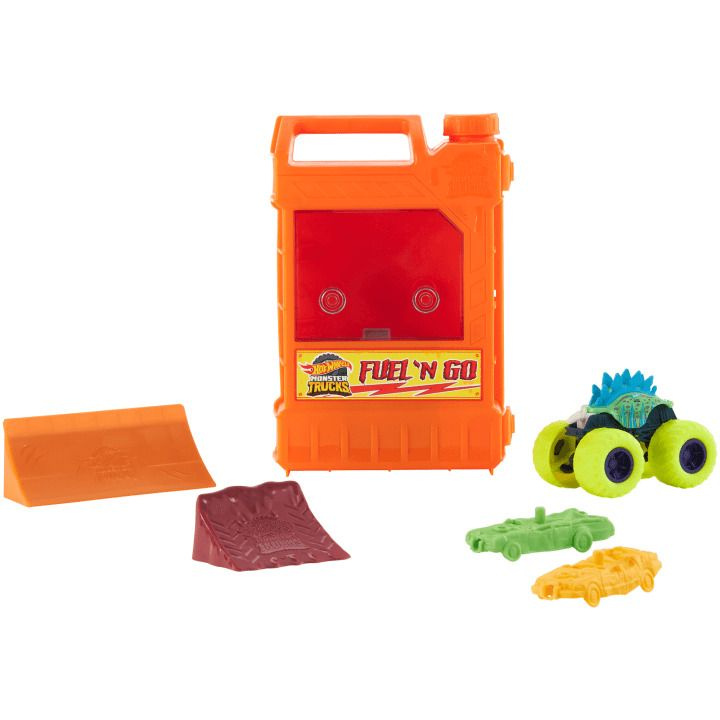 Hot wheels  monster trucks motosaurus herní set, mattel hxt04