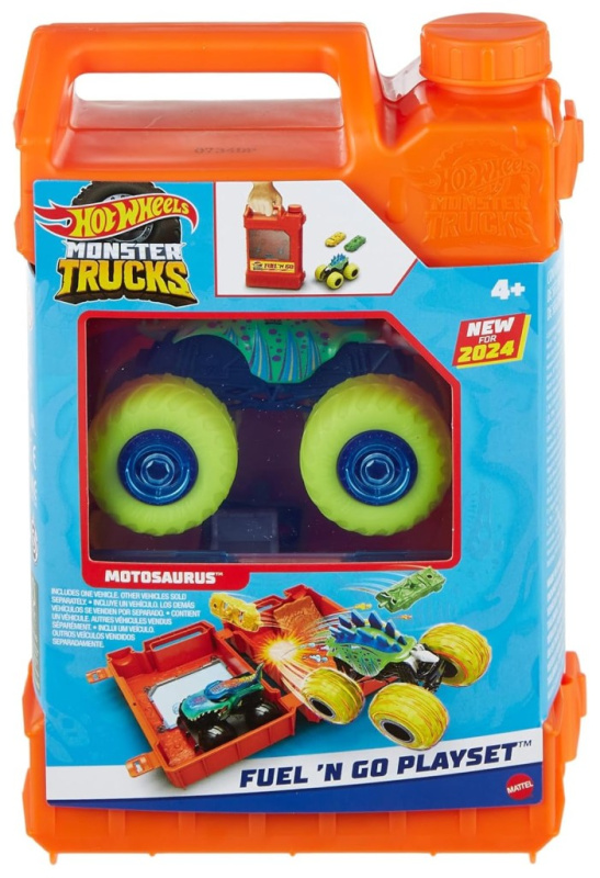 Hot wheels  monster trucks motosaurus herní set, mattel hxt04