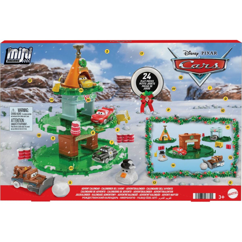 Mattel Cars Mini auta adventní kalendář 2024