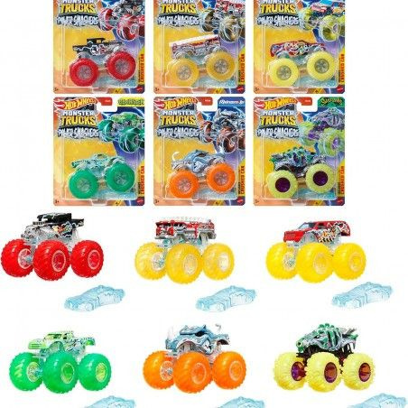 HW MONSTER TRUCKS POWER SMASHERS TRUCK ASST