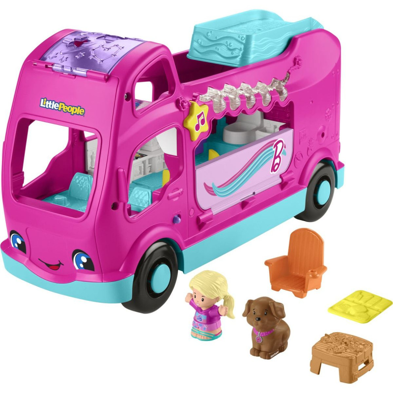 Fisher-Price Little People Barbie karavan snů se světly a zvuky