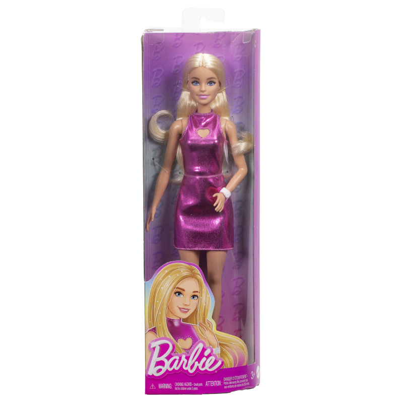 BRB MODELKA - LESKLÉ ŠATY SE SRDÍČKEM