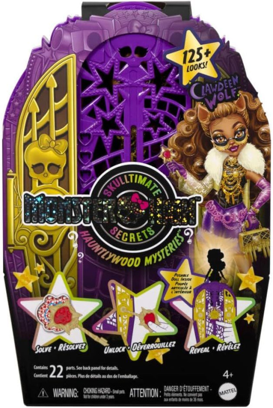 Monster High Skulltimate Secrets Hauntlywood Mysteries panenka - Clawdeen
