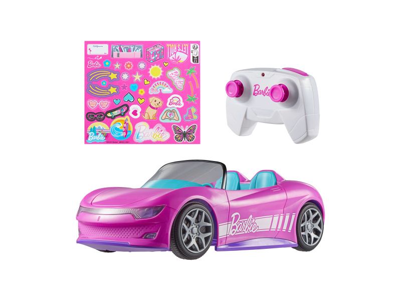 Hot Wheels RC Barbie růžový kabriolet