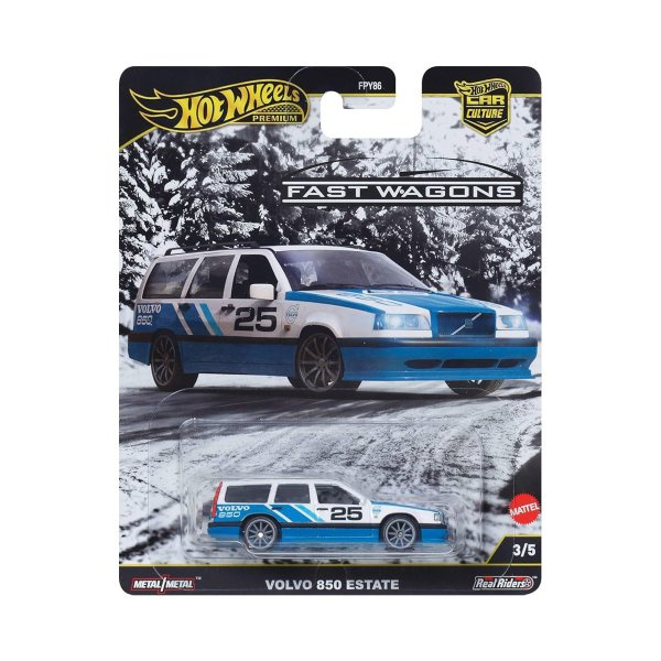 Hot Wheels 1:64 Premium Volvo 850 Estate