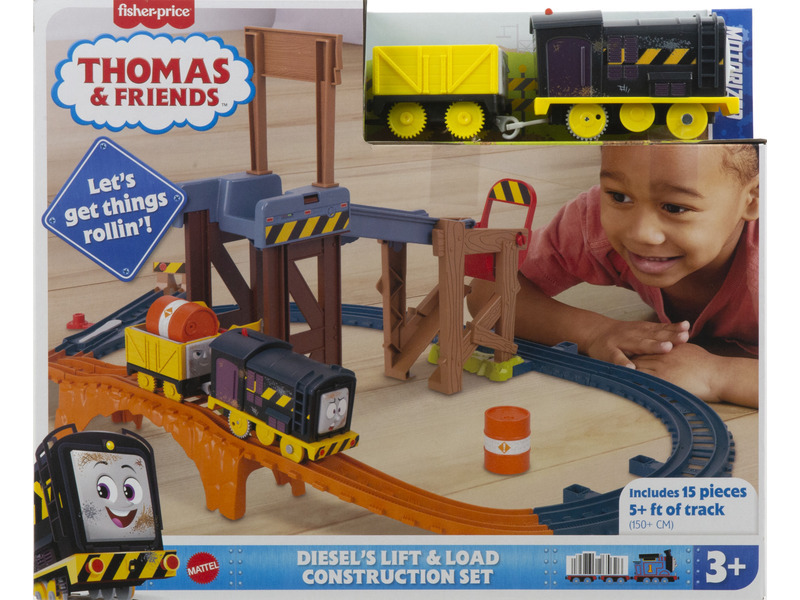 Fisher price tomáš a přátelé dieselův stavební a nákladní set, jbw20
