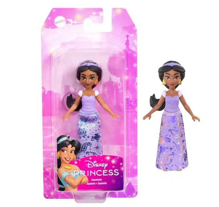 Mattel disney princess malá panenka jasmín, jbx51