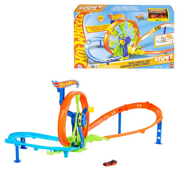 Hot Wheels Dráha řetězový náraz