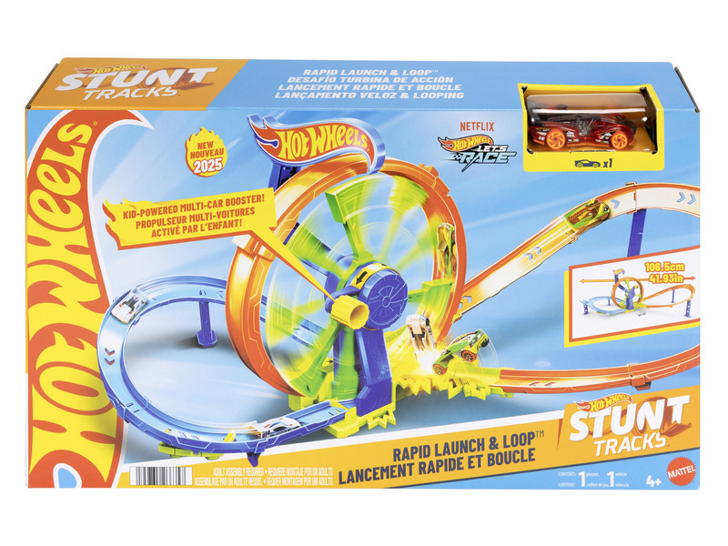 Hot Wheels Dráha řetězový náraz
