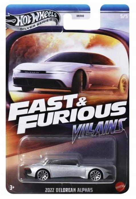 Mattel hw fast & furious villains 2022 delorean alpha5 5/5