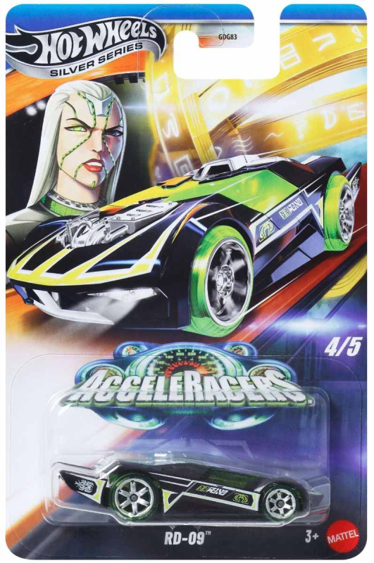 Mattel hot wheels® silver series acceleracers rd-09 4/5, jcb91